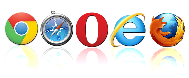 Internet browser icons
