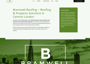 Bramwell Roofing New Website Design