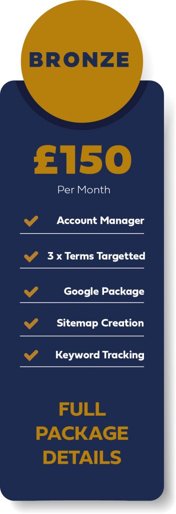 Bronze SEO Package Details