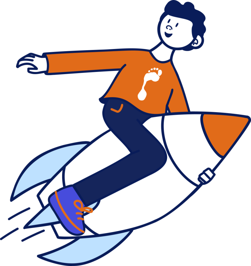 Footprint Rocket Man Footprint Rocket Man